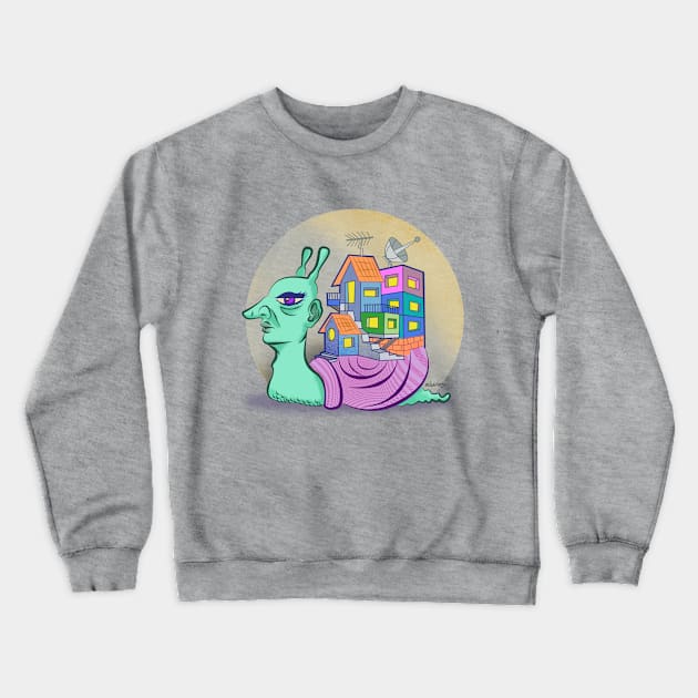 Caracoles Crewneck Sweatshirt by Luiz Antena